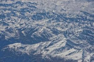 vue aérienne des Alpes photo