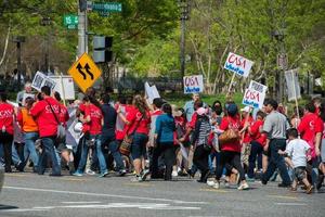 Washington cc, Etats-Unis - peut, 2 2014 - immigrant à l'extérieur le blanc maison protester pour maison photo