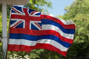 tissage du drapeau d'Hawaï photo