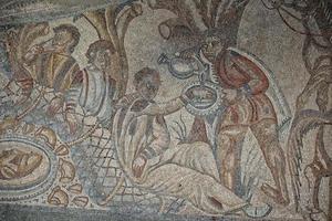 romain sol mosaïque photo