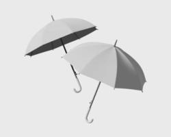 parapluie maquette modèle avec copie espace pour votre logo ou graphique conception photo
