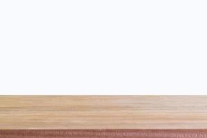 plancher ou étagère de table en bois vide photo