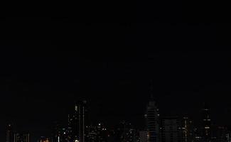 Horizon de Bangkok la nuit photo
