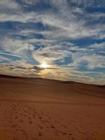 désert paysage avec ciel photo