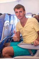 homme sur avion photo