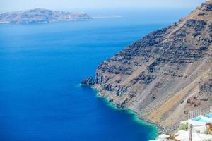 vue panoramique sur la côte photo