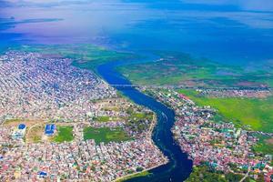 magnifique Haut vue de avion photo