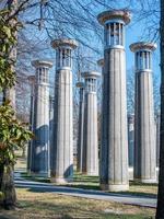 nashville, Tennessee. Etats-Unis. février 13, 2023.chaque heure, le 95 cloches carillon dans nashville pièces le Tennessee valse. photo