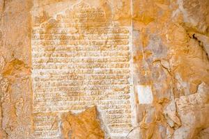 le investiture de narsé monument. tombes de artaxerxes je et Darius le super, rois de le achaéménide Empire, situé dans le naqsh-e Rostam nécropole dans J'ai couru photo