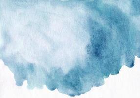 aquarelle bleu place sur blanc Contexte texture. taches sur papier, main peint photo
