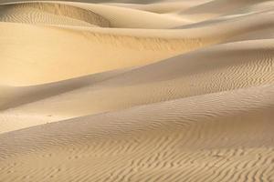 Belle dune de sable dans le désert du Thar, Jaisalmer, Rajasthan, Inde photo