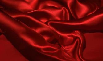 rouge satin tissu Contexte photo