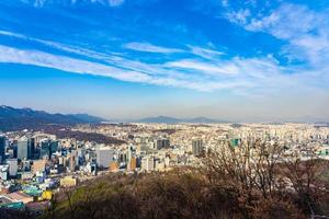 Vue de la ville de Séoul, Corée du Sud photo