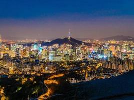Vue de la ville de Séoul, Corée du Sud photo
