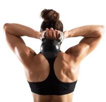 faire des exercices avec kettlebell photo