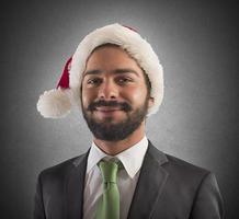 Père Noël claus homme d'affaires photo