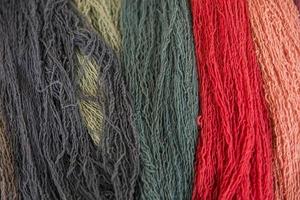 fils de laine colorés