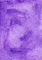 aquarelle vieux violet Contexte texture. aquarelle violet toile de fond, taches sur papier. photo