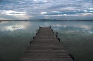 Estuaire de l'Albufera à Valence, Espagne photo