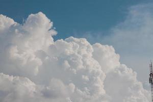 ciel avec des nuages photo