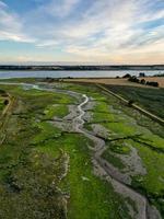 la nature réserve sur rivière à faible marée photo