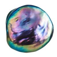 cabochon de iridescent nacre gemme isolé photo