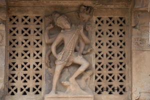 sculpture de shiva dans galaganatha temple, dans pattadakal, Inde photo