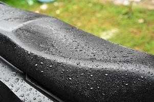 goutte de pluie dans le moteur siège photo