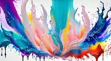 peinture liquide abstraite photo