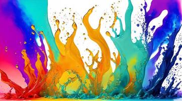 peinture liquide abstraite photo