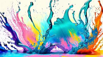 peinture liquide abstraite photo