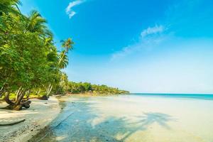 île paradisiaque avec plage et mer photo