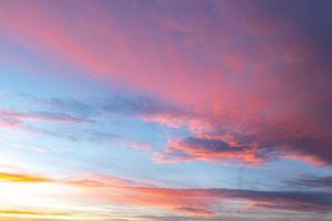 violet spectaculaire ciel photo