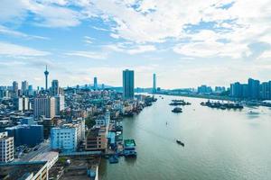 Vue aérienne de la ville de Macao, Chine photo