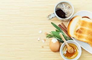 petit-déjeuner et espace copie photo