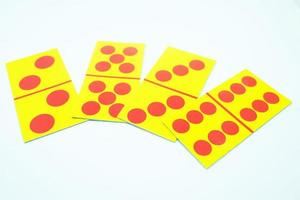 double cartes ou double cartes dans domino cartes photo