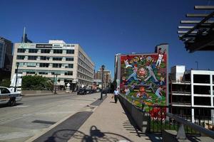 Philadelphie, États-Unis - 23 mai 2018 - héritage des peintures murales de la ville photo