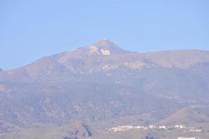 scénique paysage sur Ténérife, canari îles, Espagne photo