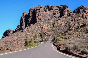 scénique paysage sur Ténérife, canari îles, Espagne photo