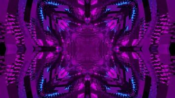 illustration 3d géométrique abstraite de motifs losanges violets photo