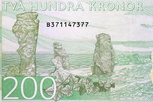 Roche formations sur Gotland îles de suédois argent photo
