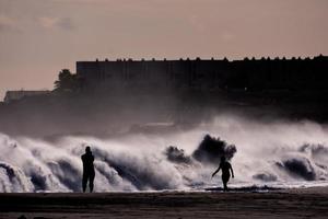 vagues dans le océan photo