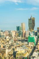 Paysage urbain de la ville de macao, Chine photo