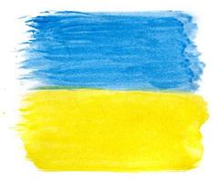 drapeau de l'ukraine photo