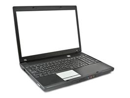 ordinateur portable isolé sur blanc photo