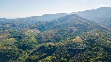 la déforestation et l'utilisation des terres Planification dans montagnes à nan Province Thaïlande, photo