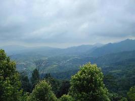 paysage photo de vert collines.