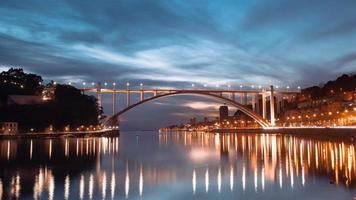 ponte da arrabida, pont plus de le Douro, dans porto le Portugal. photo