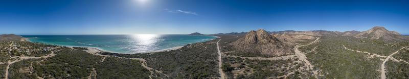 aérien vue de cabo Pulmo nationale parc, baja Californie sur, Mexique. photo