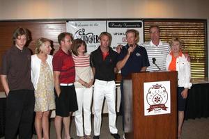 Harrison jack wagner denis wagner épouse fils fillesinlawat le 4e annuel jack wagner célébrité le golf classique à avantage le leucémie lymphome société le golf tournoivalencia pays clubvalencia avril 27 20102010 photo